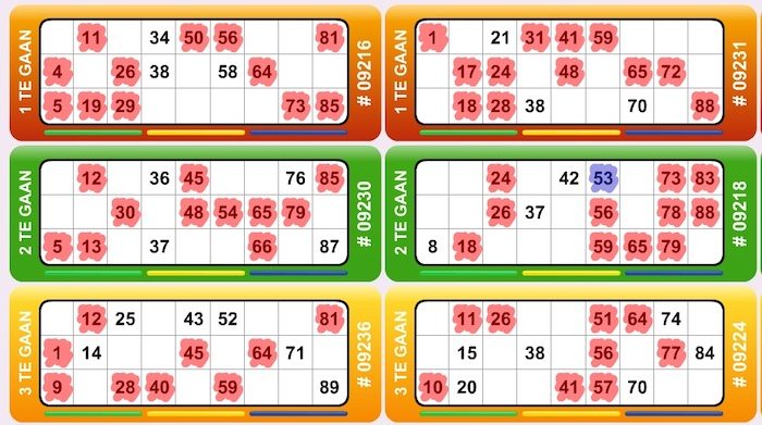 Bingo-90-kaarten