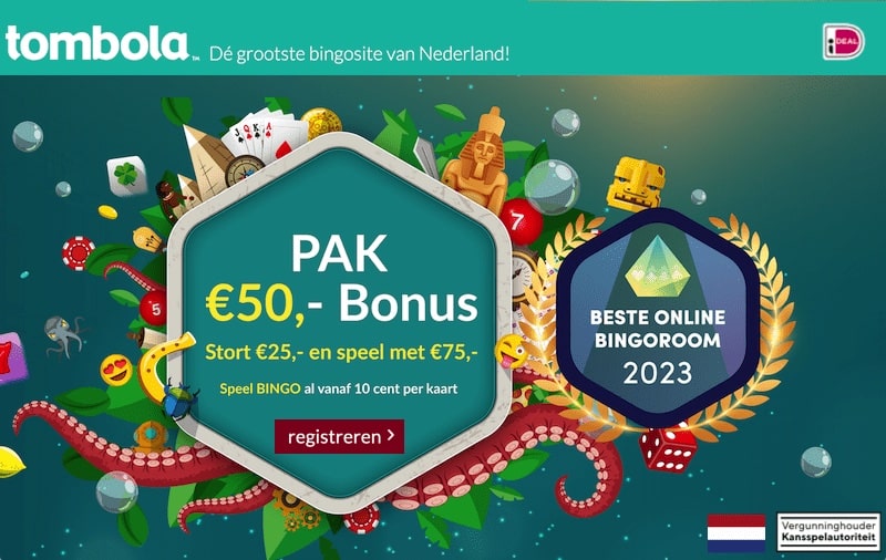 Tombola online bingo bonus