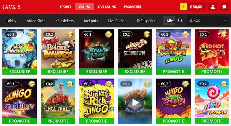 Slingo-spellen-Jack's-Casino-Online