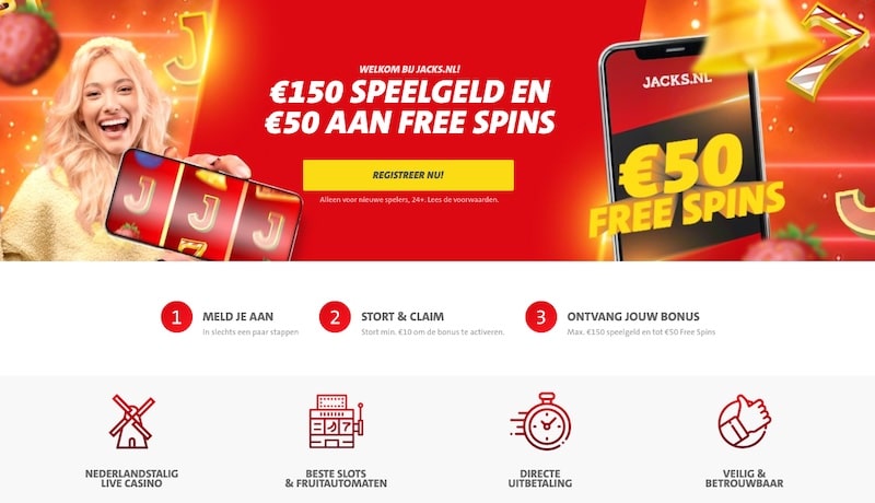 jacks online casino bonus
