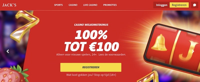 Jacks-Casino-Slingo-welkomstbonus