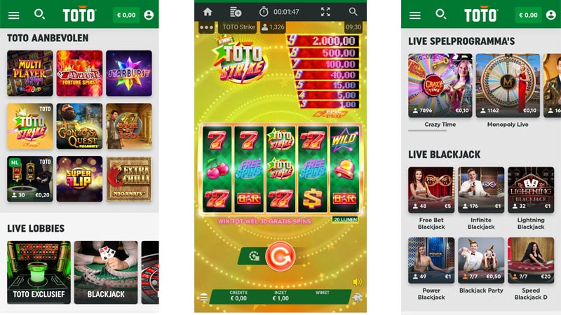 TOTO-Casino-mobiel-app
