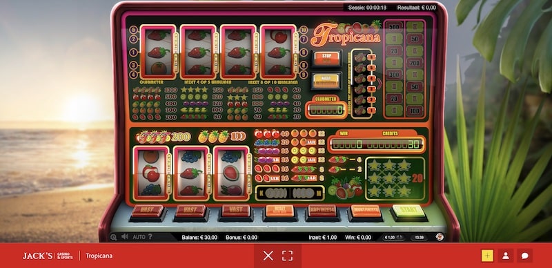 Jacks-Casino-Spinstars-Tropicana-klassieke-gokkast