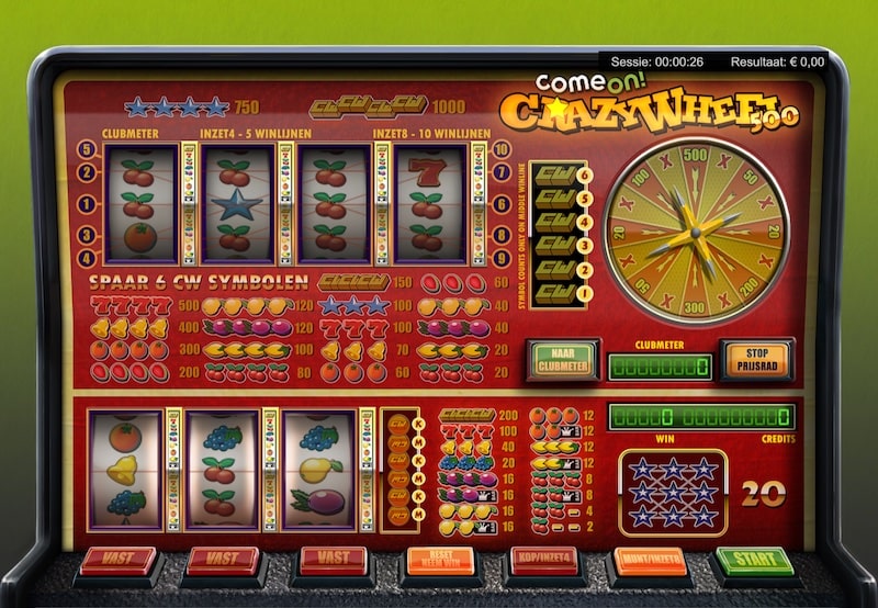 Comeon-crazywheel-fruitautomaat