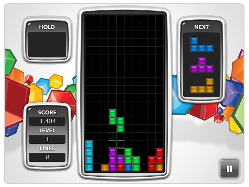 Tetris spel