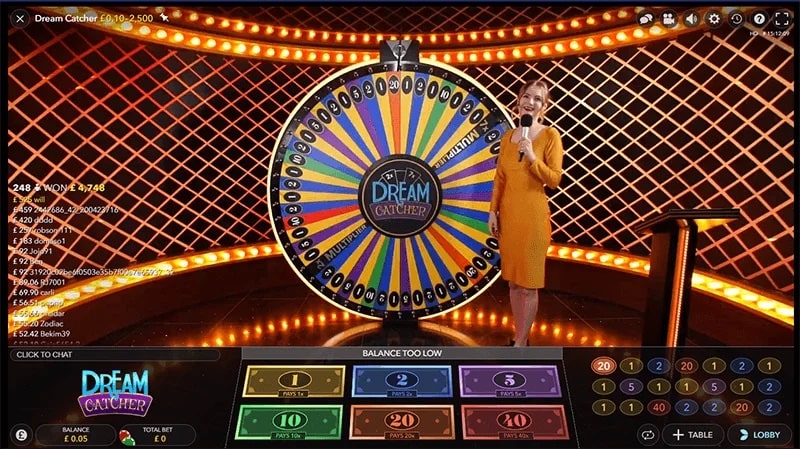 gameshow-dream-catcher-nederland-casino