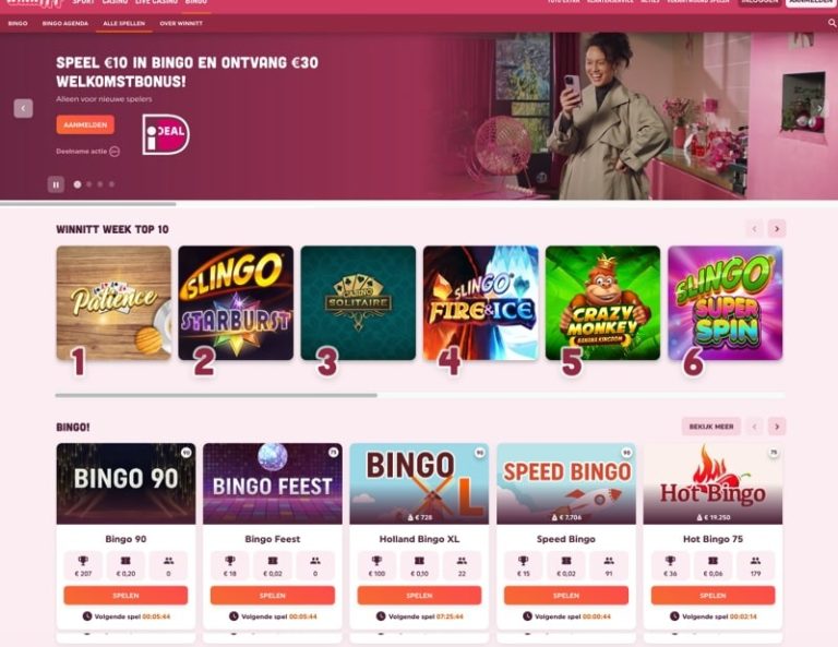 Winn-Itt Bingo | Nr 1 Online Bingo & Casino site van Nederland!