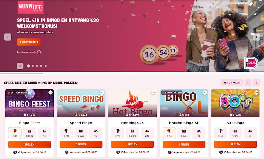 grijp WinnItt Casino registratiebonus afbeelding
