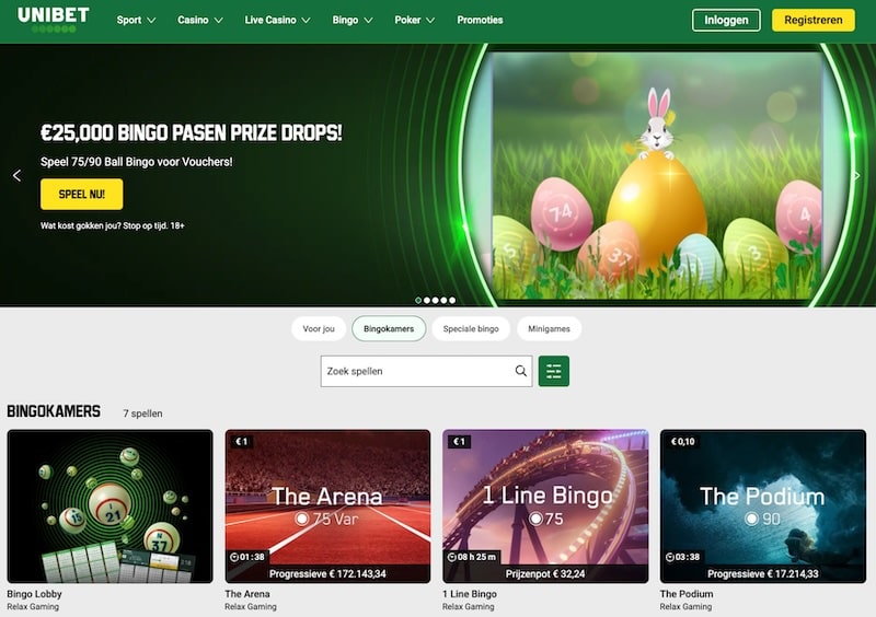 bingo-pasen-unibet